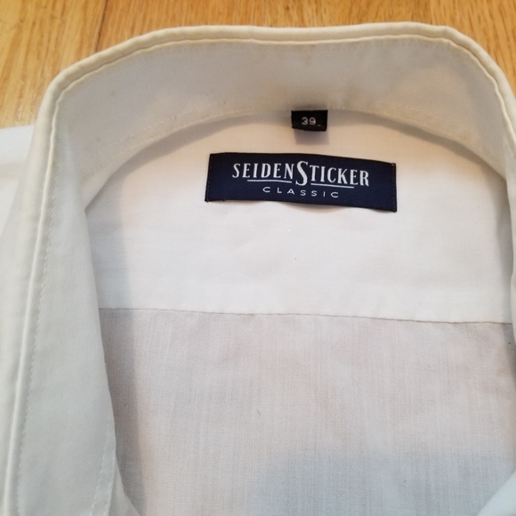 Seiden Sticker White Captain Cadet Shirt - Picture 2 of 2